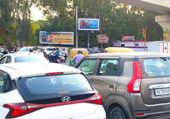 Unipole at Near Kanhaiya Nagar Metro Station, Kanhaiya Nagar towards Keshavpuram, New Delhi photo 1