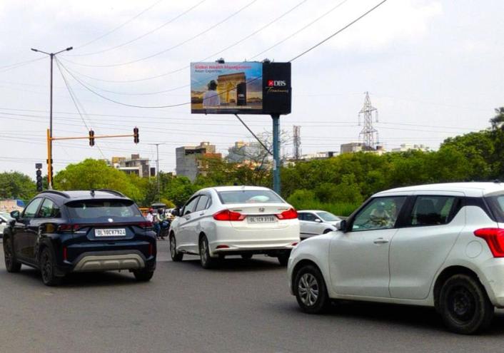 Unipole at Dwarka Dhish Chowk Rohini Sector 26, Bawana towards Outer Ring Road, New Delhi photo 1