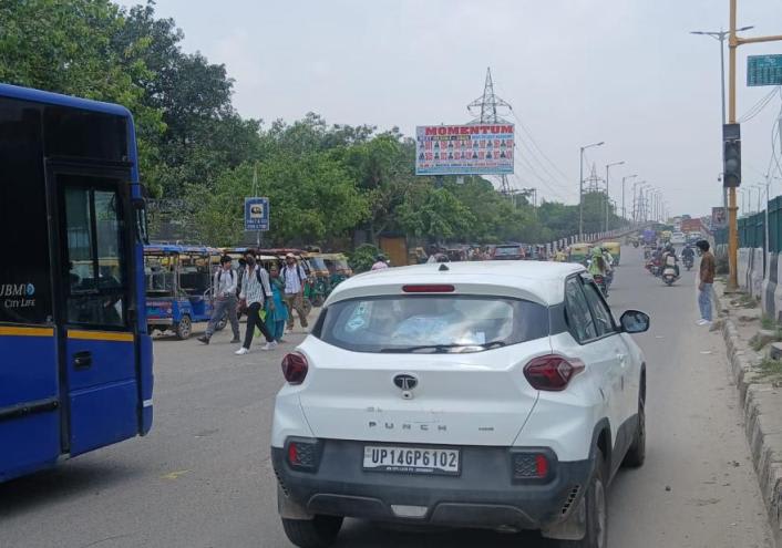 Unipole at Sdm Court Nand Nagri Red Light, Ghaziabad towards Bhajanpura, New Delhi photo 1