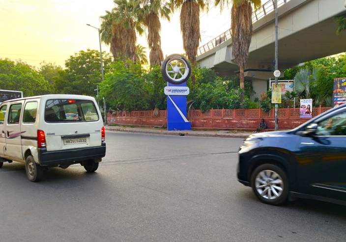Unipole at Smart Signage- Karol Bagh Round About-01, Cp towards Karol Bagh, New Delhi photo 1