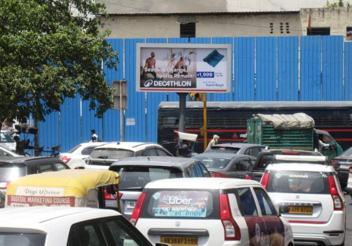 Unipole at Smart Signage- Karol Bagh Round About-08, Patel Nagar/karol Bagh towards Cp, New Delhi photo 1