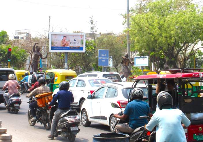Unipole at Smart Signage- Patel Nagar /siddhartha Round About 03, Shankar Road towards Karol Bagh, New Delhi photo 1