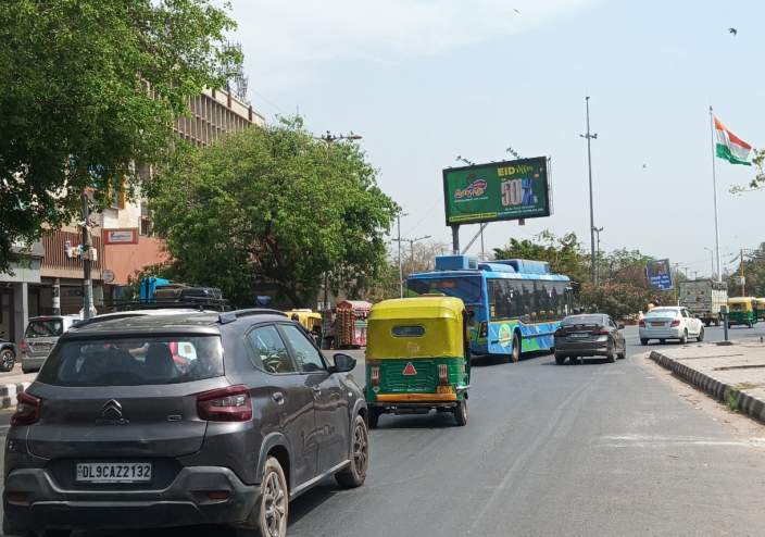 Unipole at Asaf Ali Road- Delhi Gate -1, Ramleela Maidan towards Rajghat, New Delhi photo 1