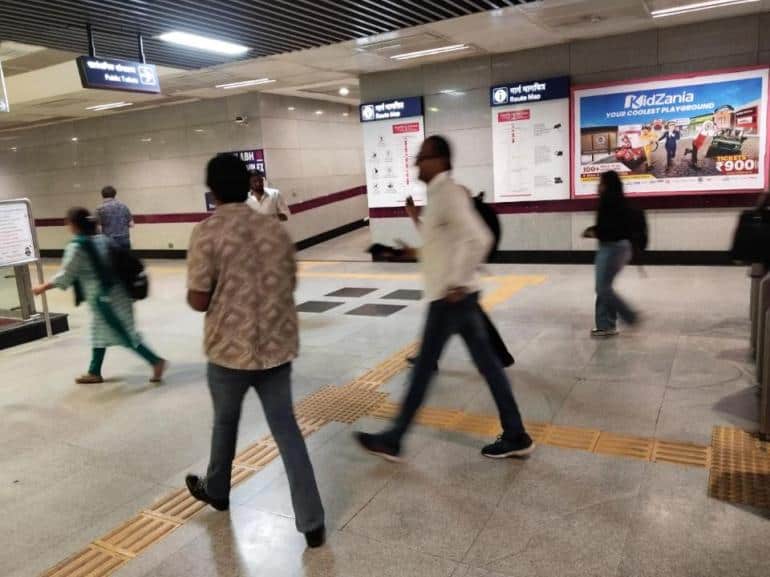 Metro Panel at IGI Airport, IGI Airport Metro Station Entry/exit, New Delhi - Position 1 photo 1