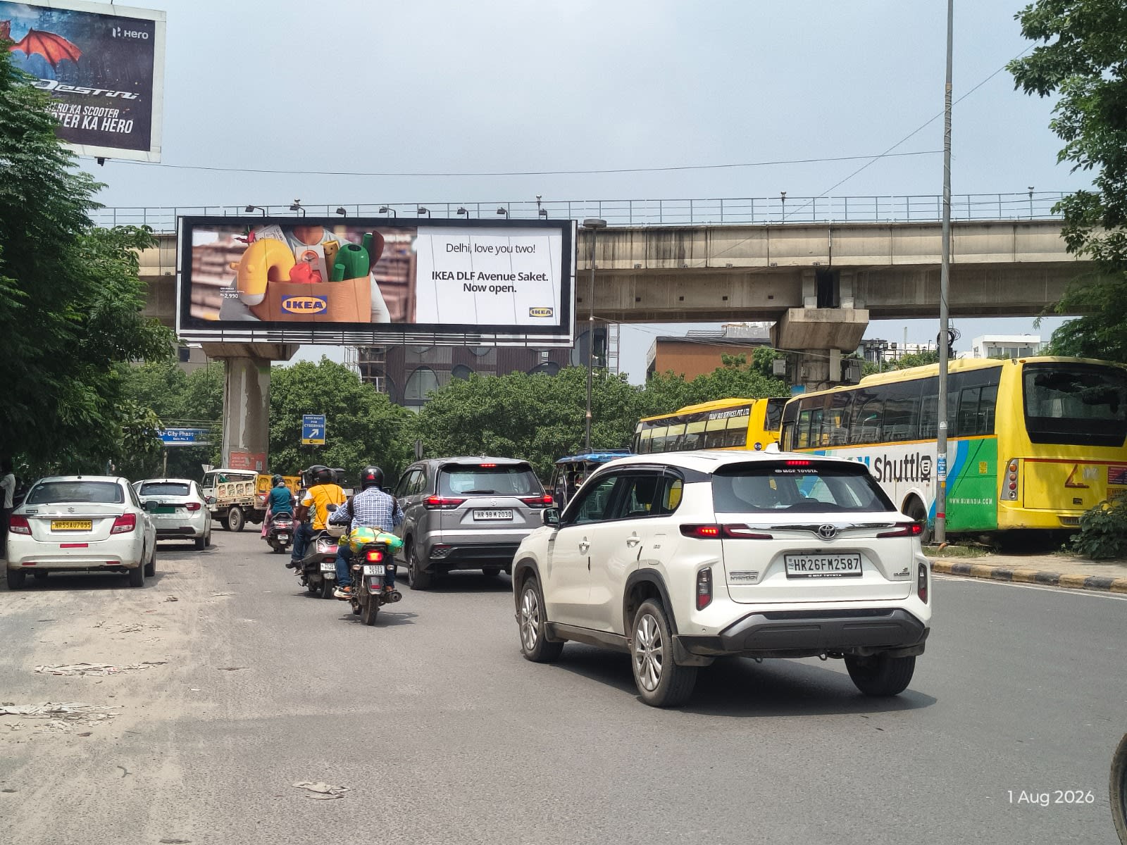 Metro Panel at DLF City Court, Mg Road towards Sikanderpur / Golf Course Road, Gurugram photo 1