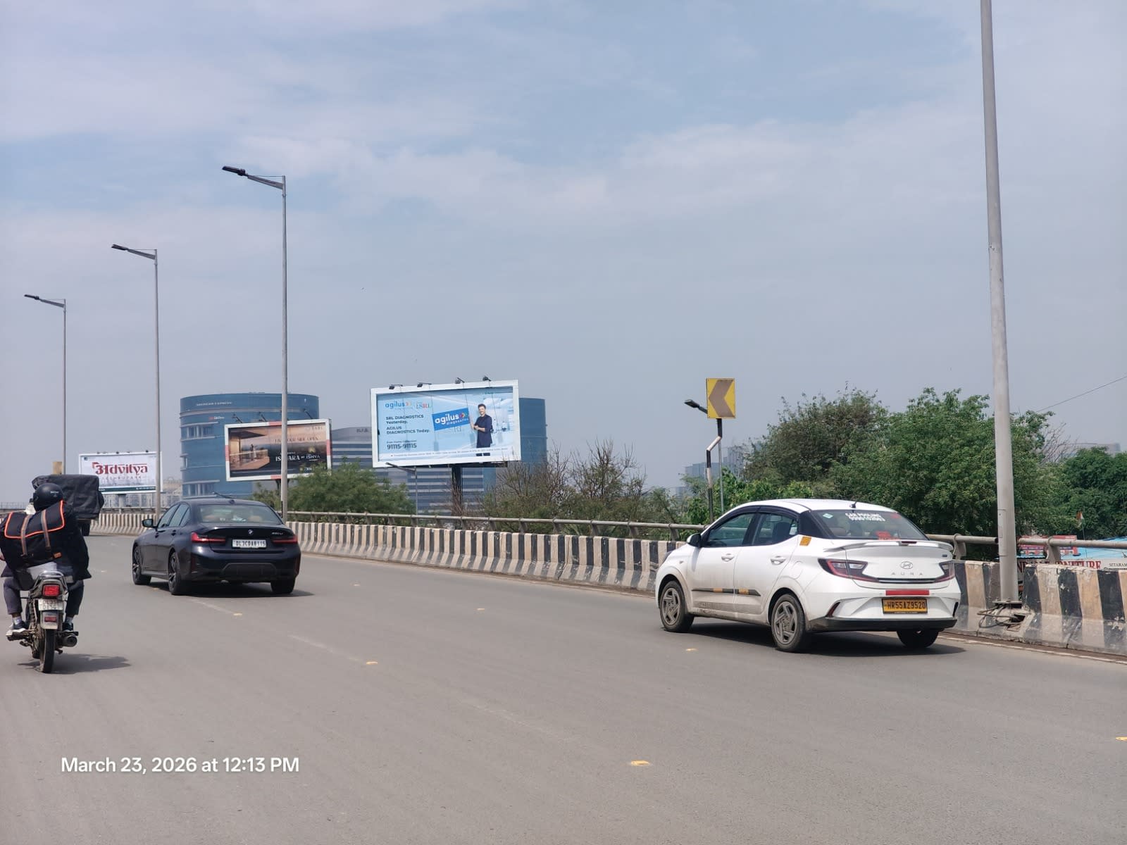 Unipole at DLF City Court, Cyber City towards Mg Road, Gurugram - Position 2 photo 1