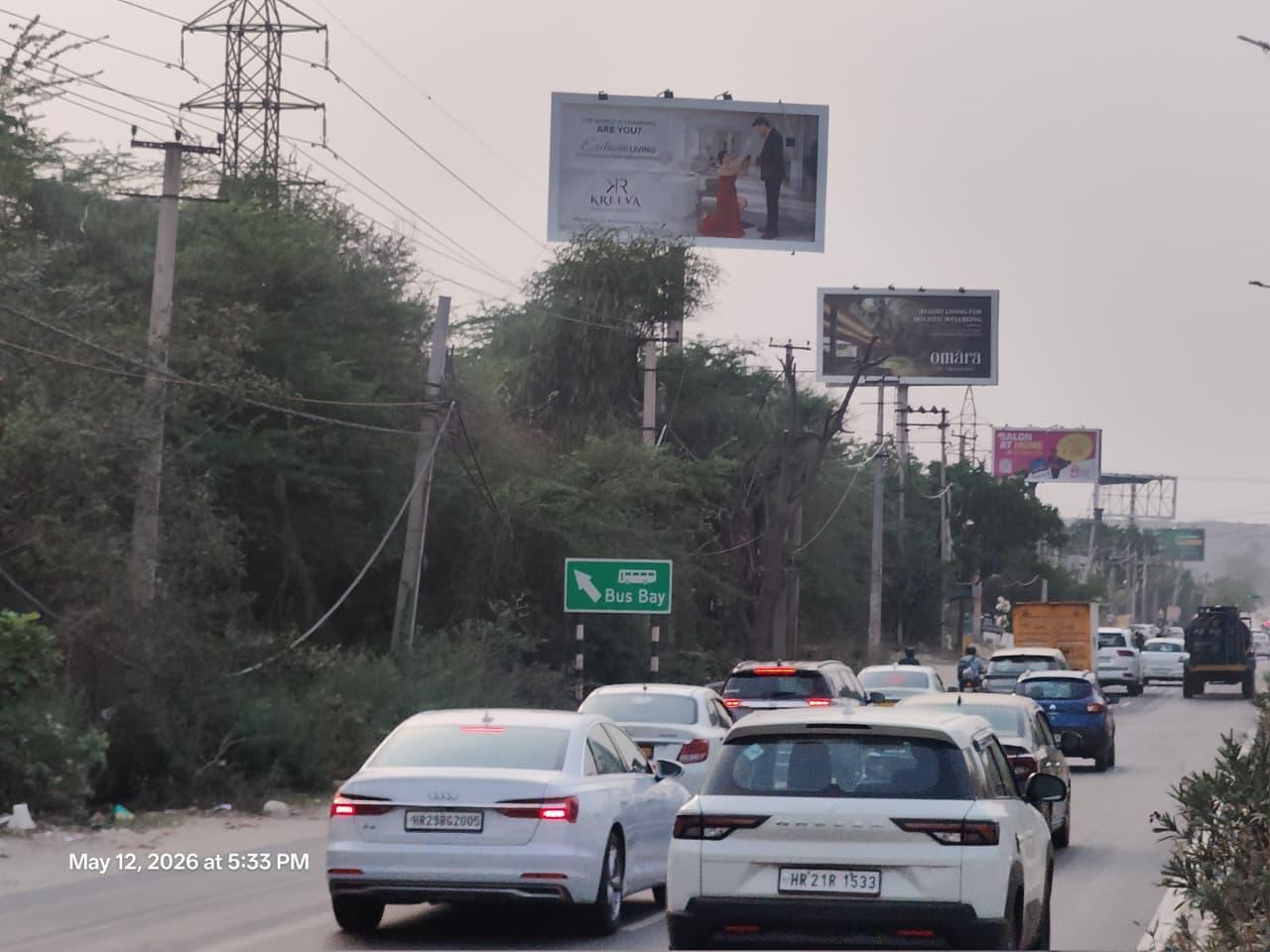 Unipole at Adani Project Lushlands, Faridabad Toll towards Gurgaon, Gurugram - Position 1 photo 1