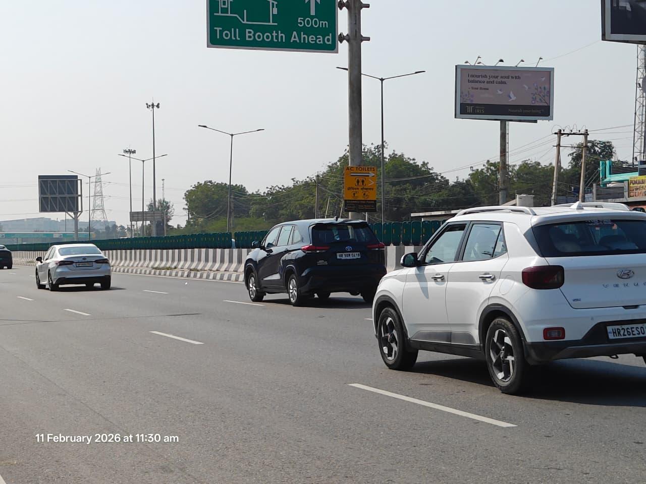 Unipole at Sohna Toll, Airia Mall/vatika Chowk towards Sohna Toll, Gurugram - Position 1 photo 1