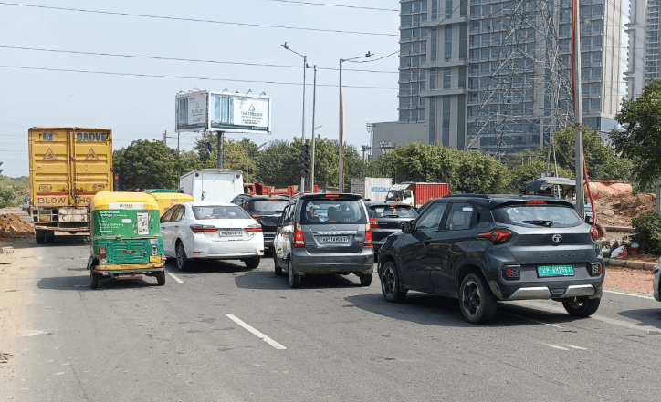 Unipole at Spr Road, NH - 8 towards Tulip Chowk and Dwarka Expressway Sector 69/70, Gurugram photo 1