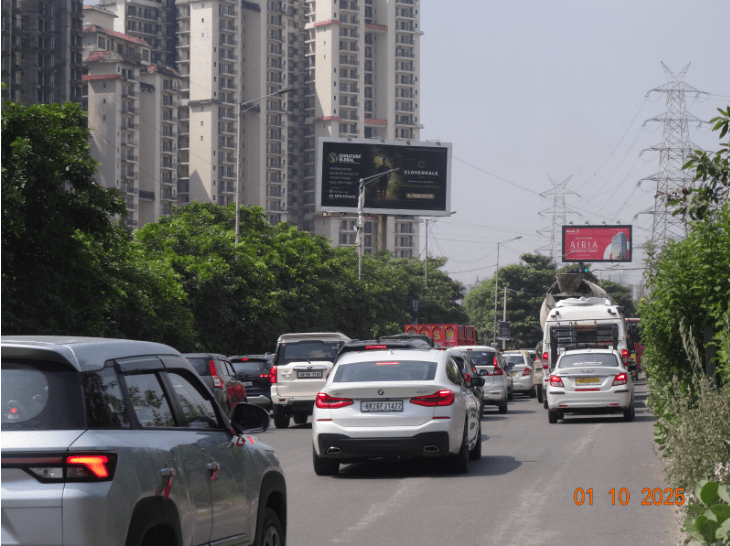Unipole at Spr Road, Tulip Chowk towards Dwarka Expressway Sector 69 near 3 Roads Nirvana Country -2/tata Primanti, Gurugram - Position 1 photo 1
