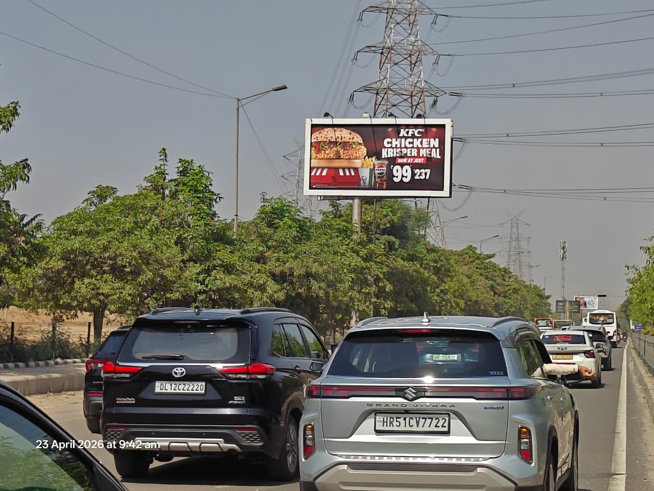 Unipole at Spr Road, Tulip Chowk towards Dwarka Expressway Sector 69 near 3 Roads Nirvana Country -2/tata Primanti, Gurugram - Position 2 photo 1