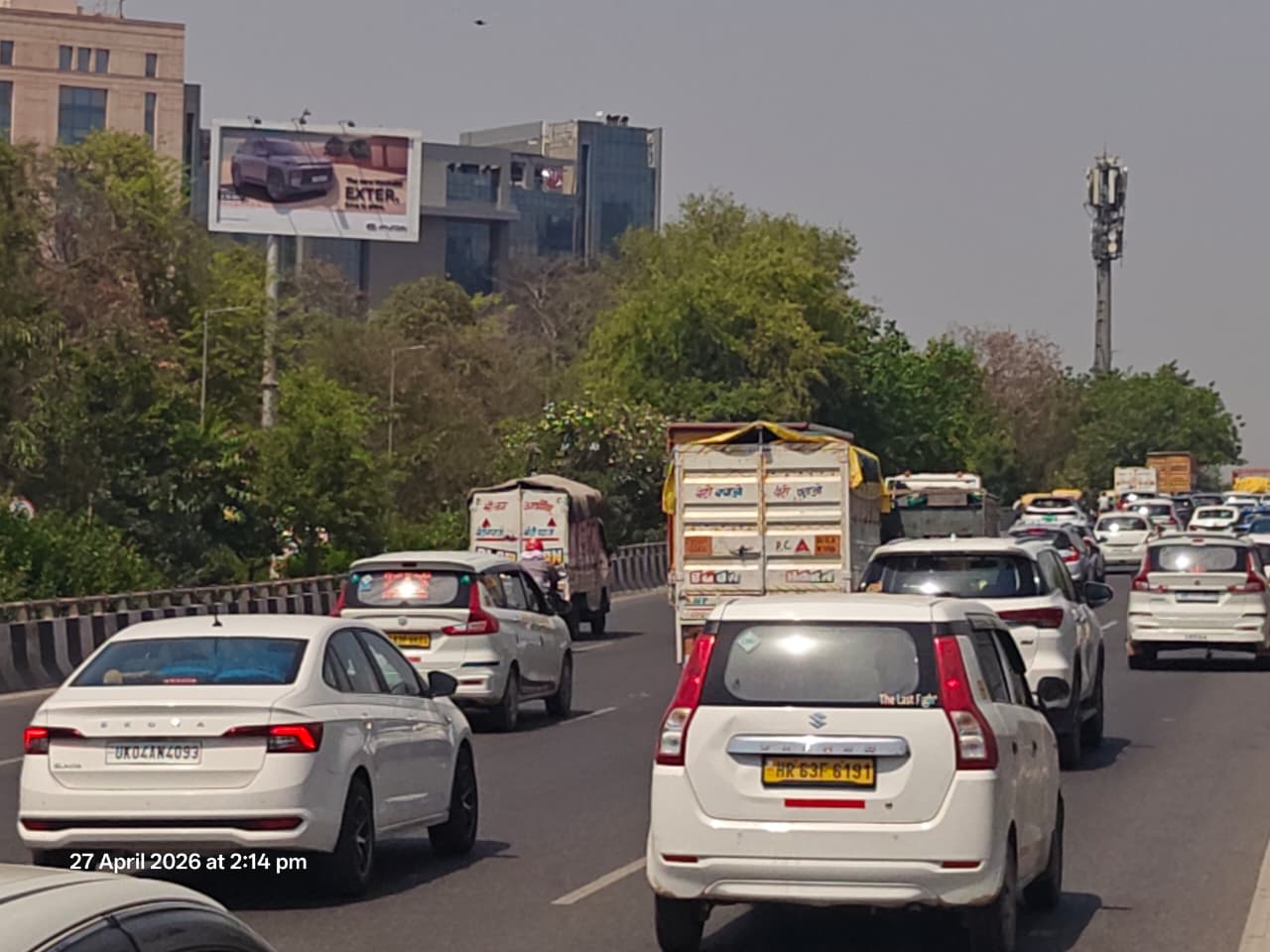 Unipole at 32 Milestone Before Google Office, Rajeev Chowk towards Ambience Mall, Gurugram - Position 2 photo 1
