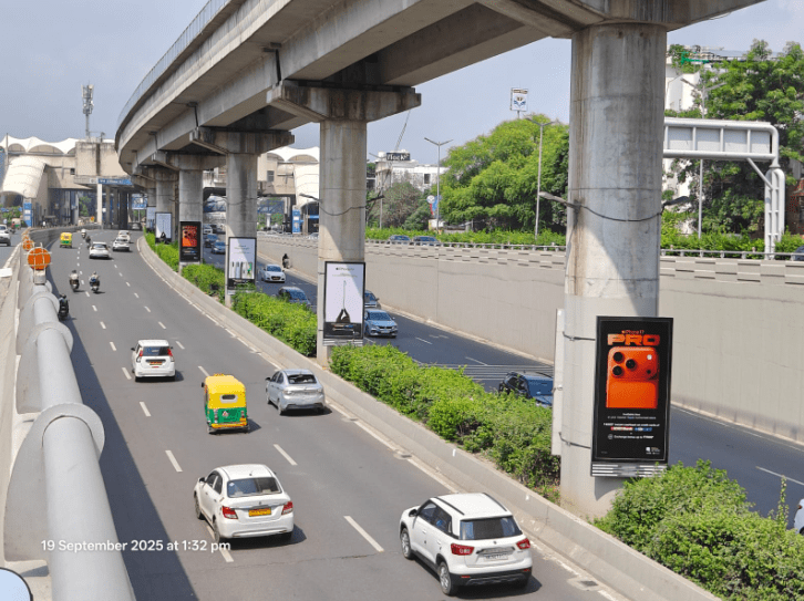 Metro Pillar at Phase - 1 Metro Station, Metro Pillars 33-40, DLF One Horizon Center/global Foyer towards Cyber City/NH-8, Gurugram photo 1