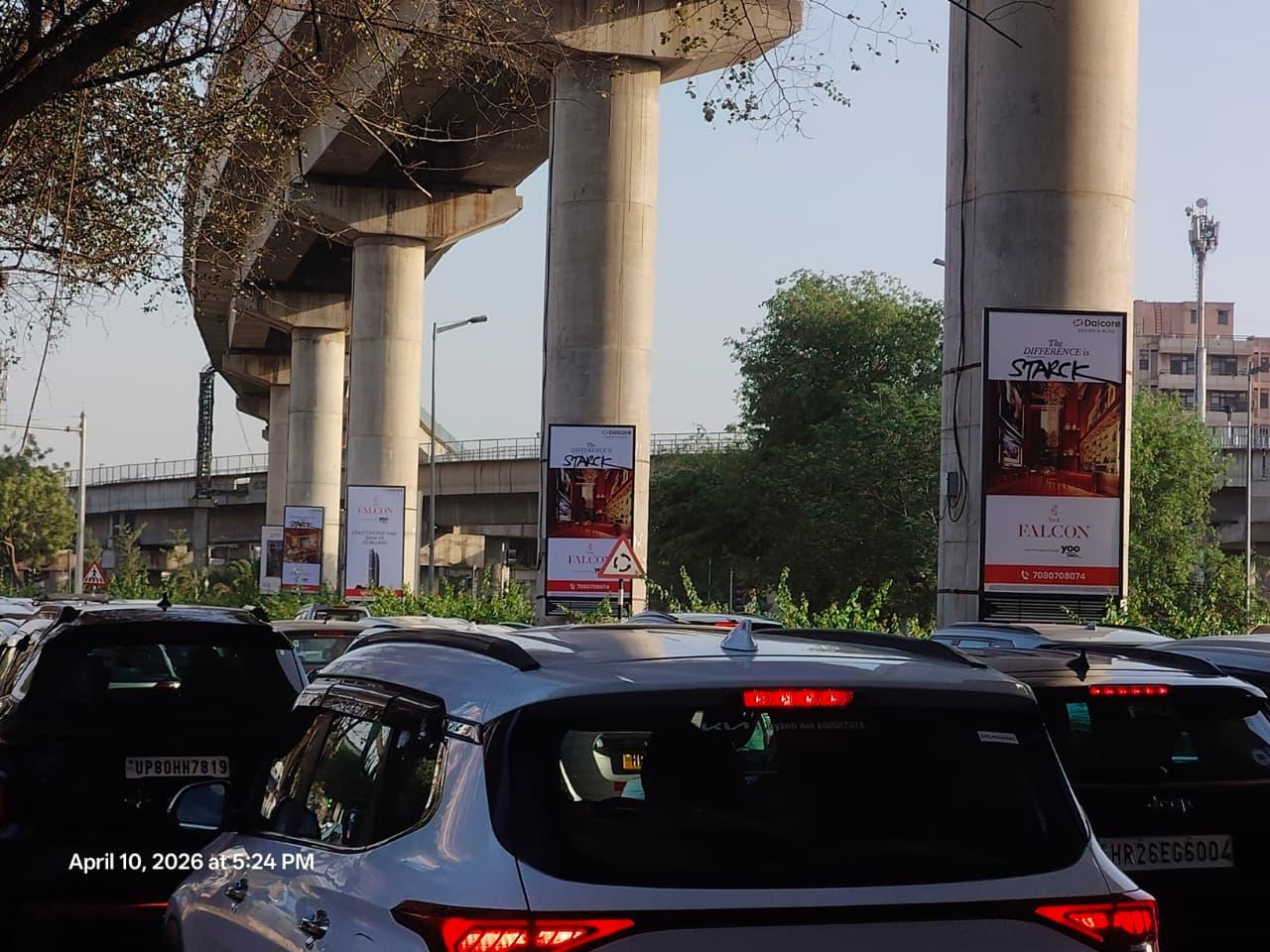 Metro Pillar at AIT Chowk, Metro Pillars 211- 224, Cyber City/DLF One Horizon Center towards AIT Chowk/ Golf Course Extension Road, Gurugram photo 1