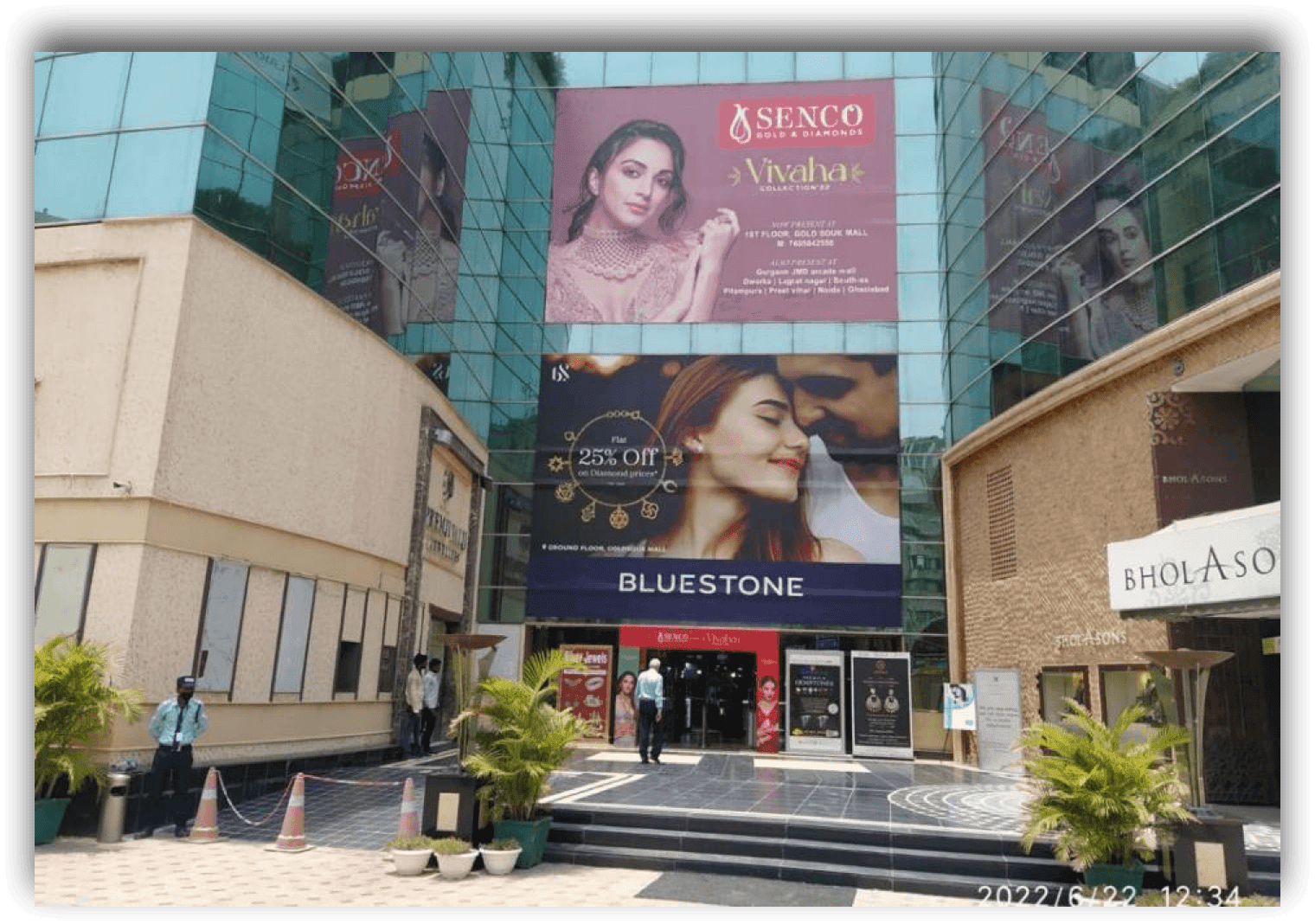 Mall Branding at Gold Souk Mall - Main Mall Entry, Mall Entry, Gurugram - Position 2 photo 1