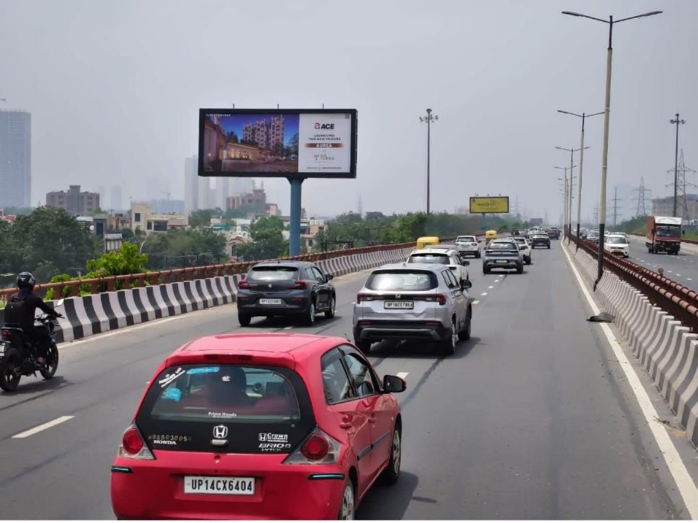 Unipole at Elevated Road Sector 53 Gijor Cut, Sector 61 to Sector 18, Noida photo 1