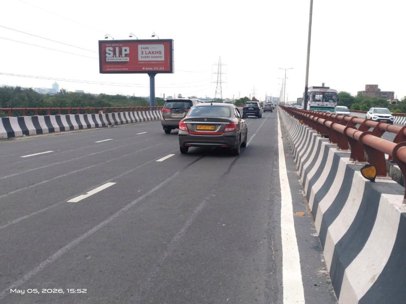 Unipole at Elevated Road Sector 54 Petrol Pump, Sector 18 to Sector 61, Noida photo 1
