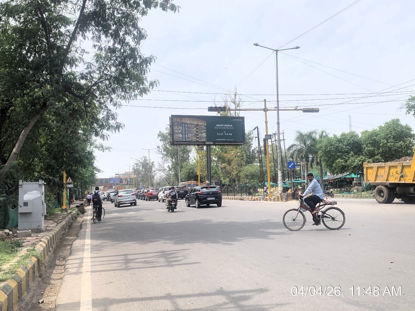 Unipole at Thana Link Road Red Light, Mohan Nagar To UP Gate, Ghaziabad photo 1