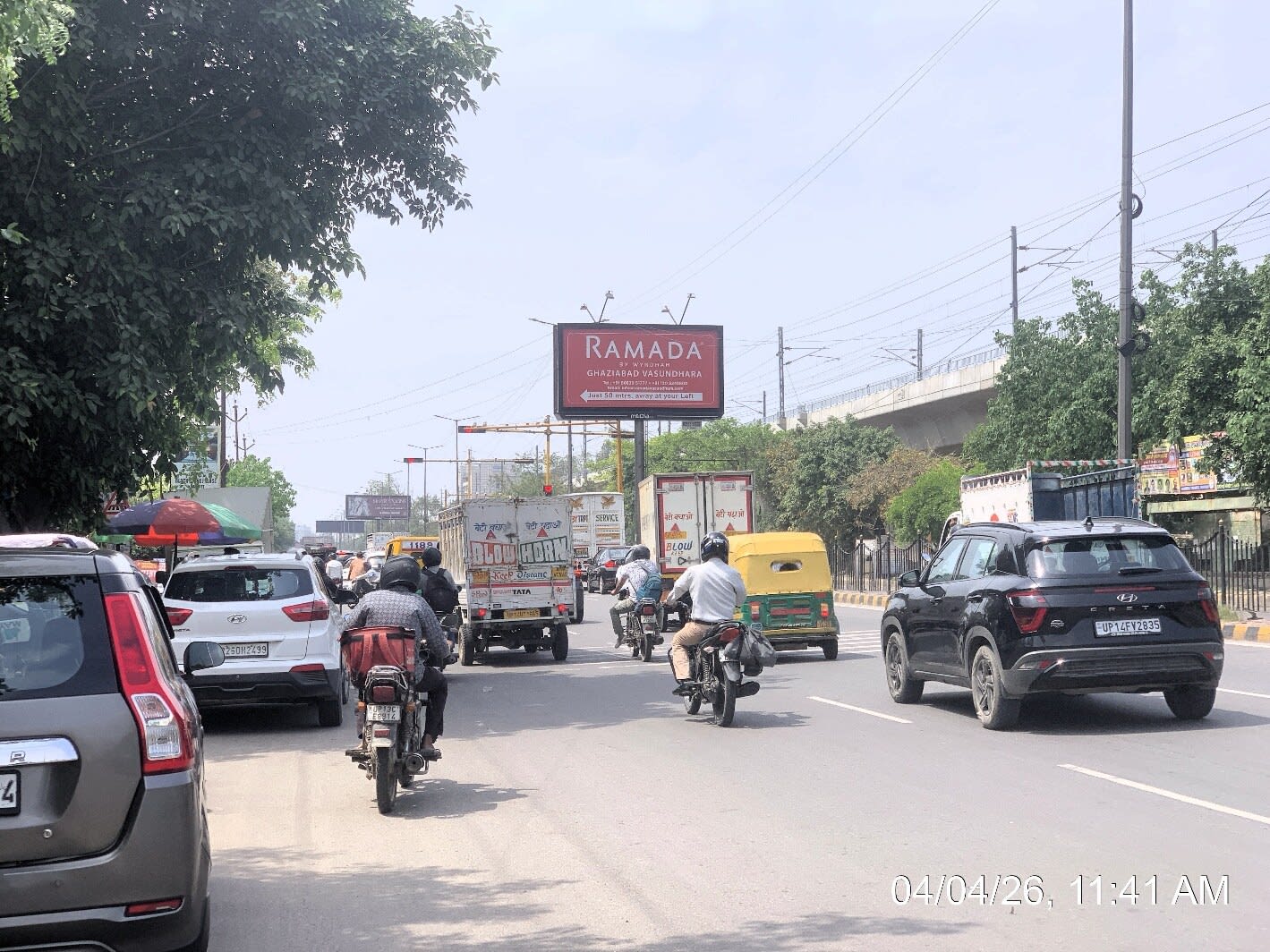 Unipole at Opp. Pnb Bank Near Prahlad Garhi Red Light, Mohan Nagar To UP Gate, Ghaziabad photo 1