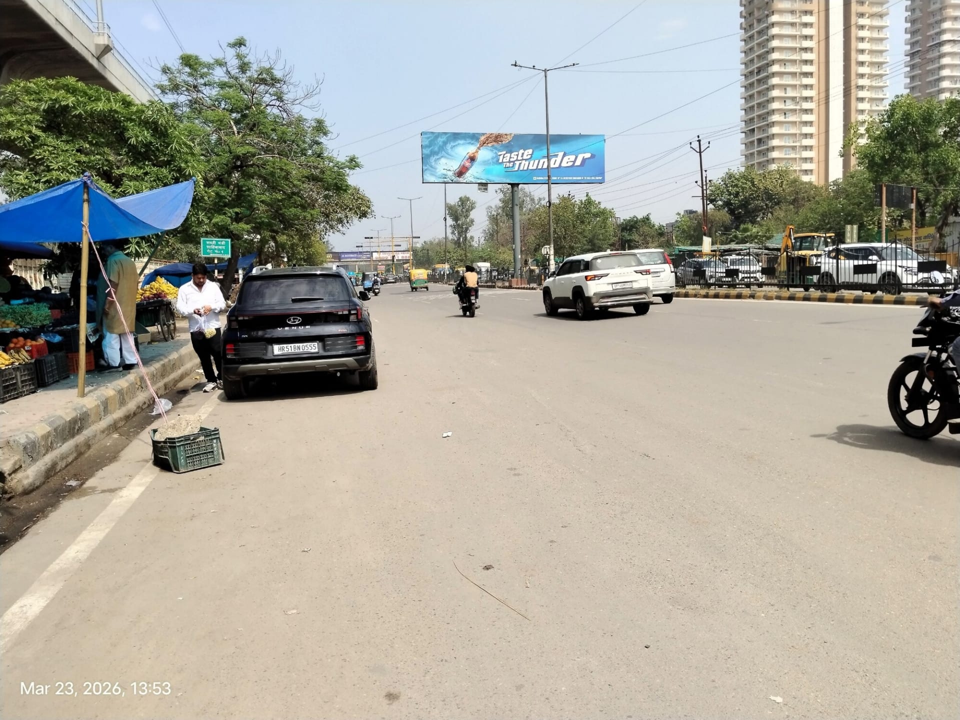 Unipole at Opp. Sahibabad Sabzi Mandi, UP Gate To Mohan Nagar, Ghaziabad photo 1