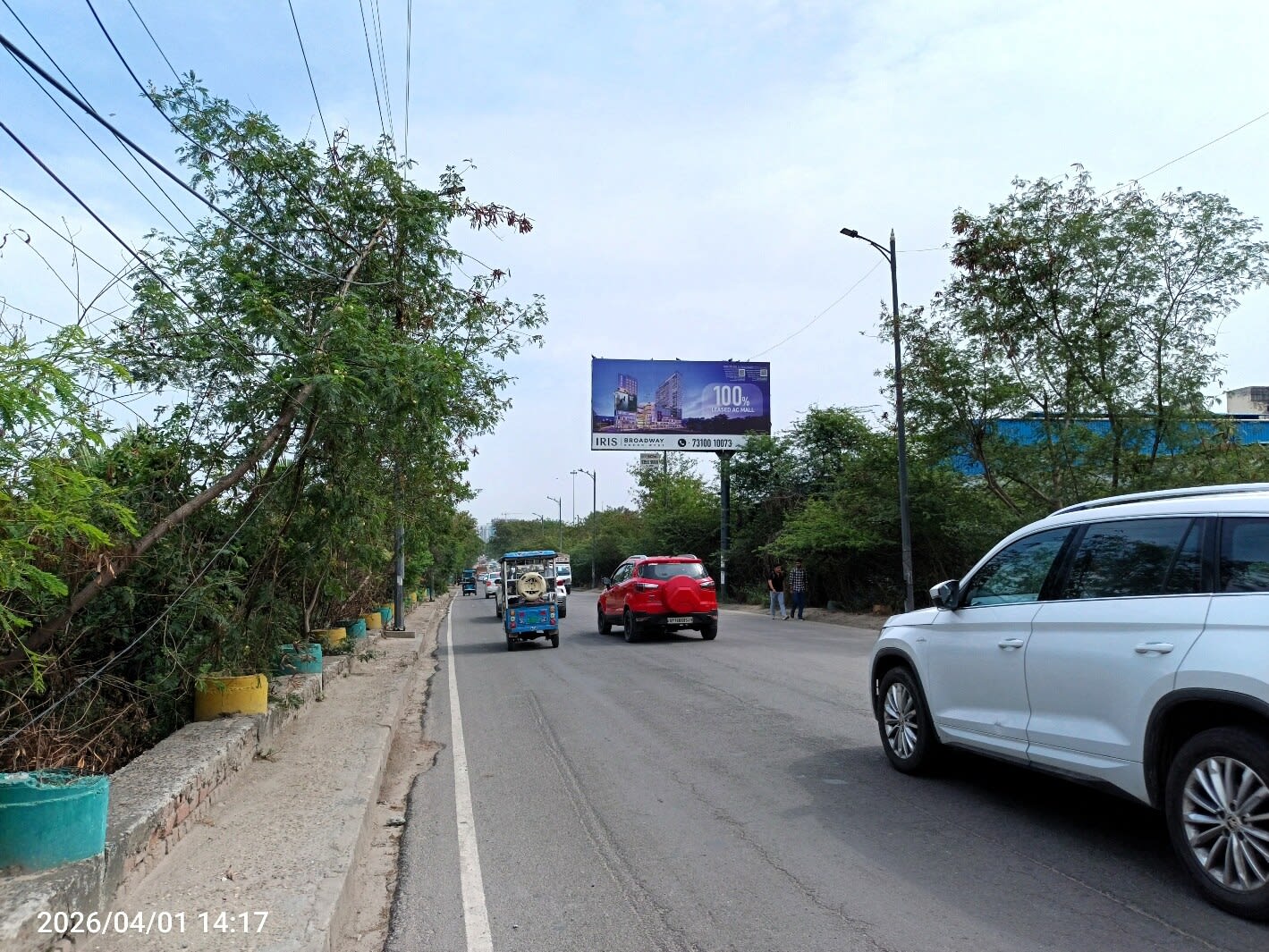 Unipole at Surya Nagar Flyover Opp. Green Pari Nursery, Brij Vihar To Sahibabad, Ghaziabad photo 1