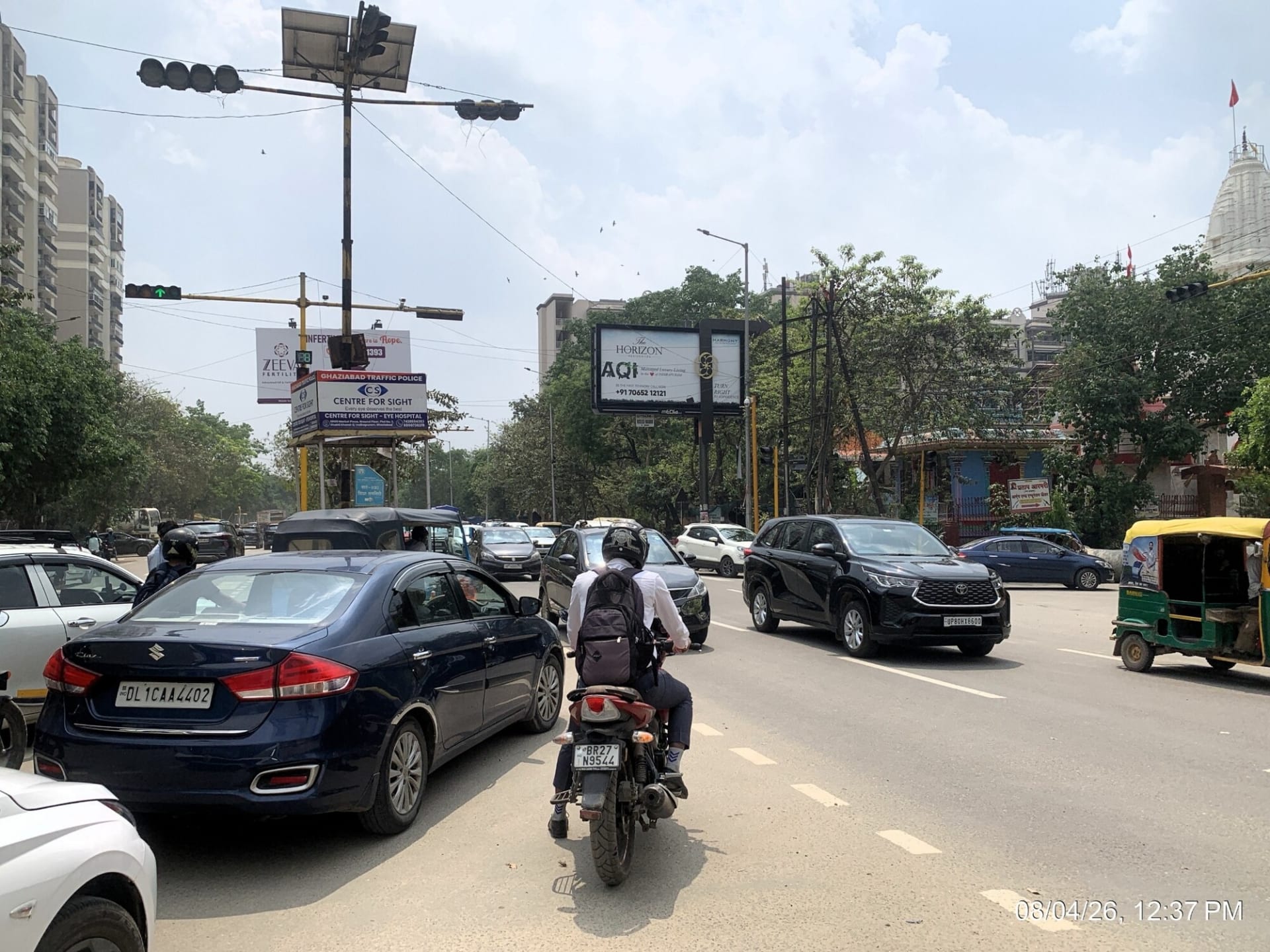 Unipole at Jaipuria Red Light, CISF To NH-09, Ghaziabad photo 1