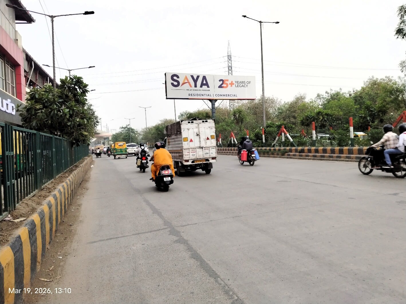 Unipole at Hindon River Metro Station, Delhi To Ghaziabad, Ghaziabad photo 1