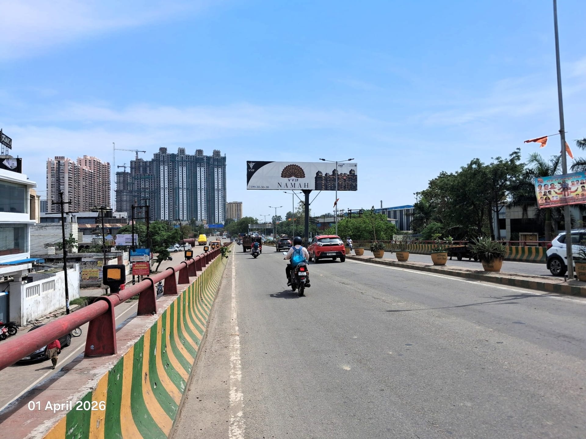 Unipole at Opp. Kimaya Banquet Diamond Flyover, Diamond T Point To NH-09, Ghaziabad photo 1