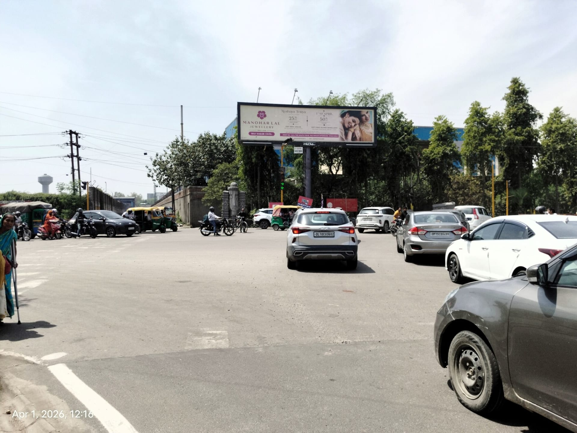 Unipole at Karhera Red Light T Point, Raj Nagar To Red Light, Ghaziabad photo 1