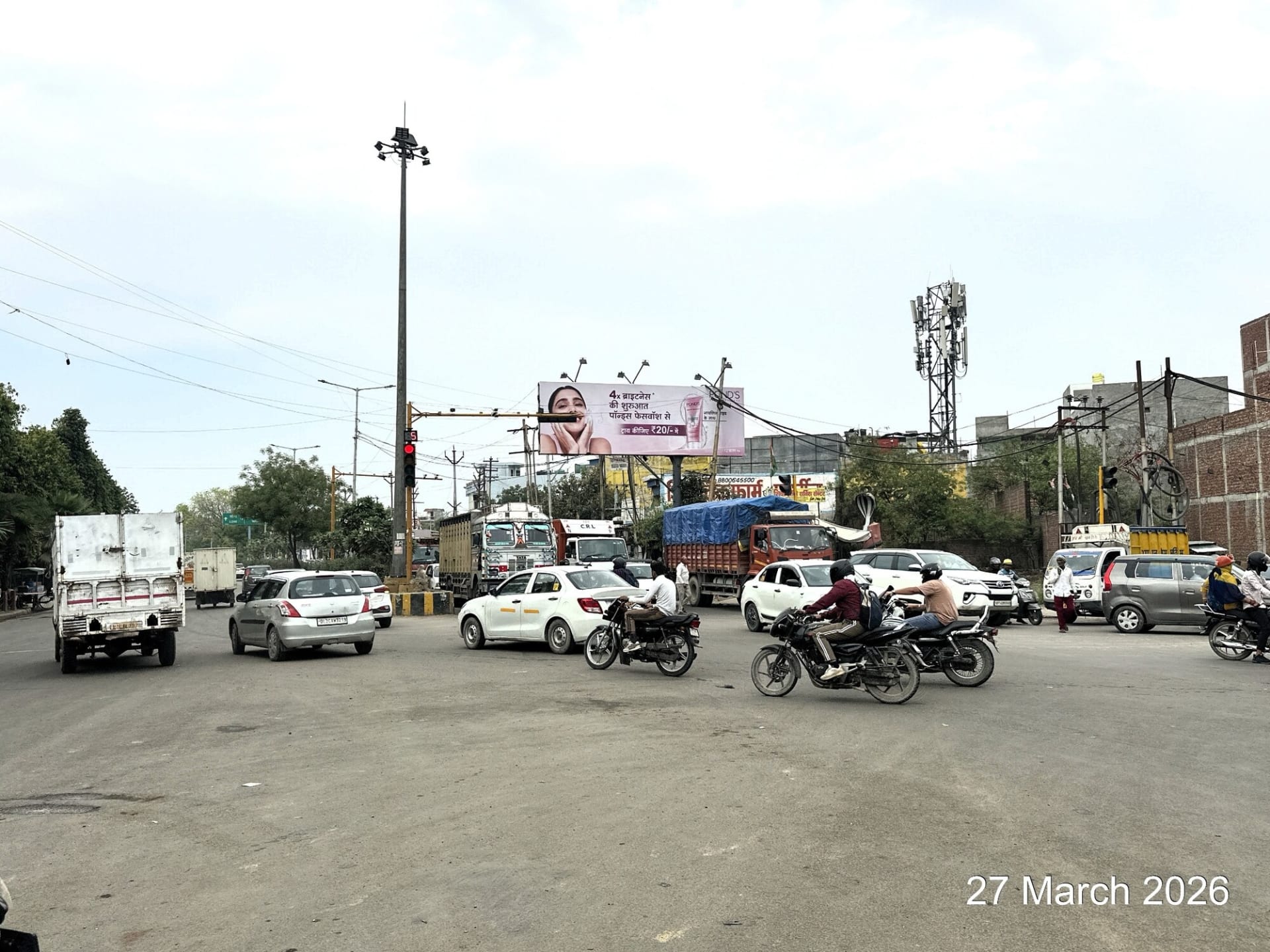 Unipole at Karhera Red Light, Karhera To Bhopura, Ghaziabad photo 1