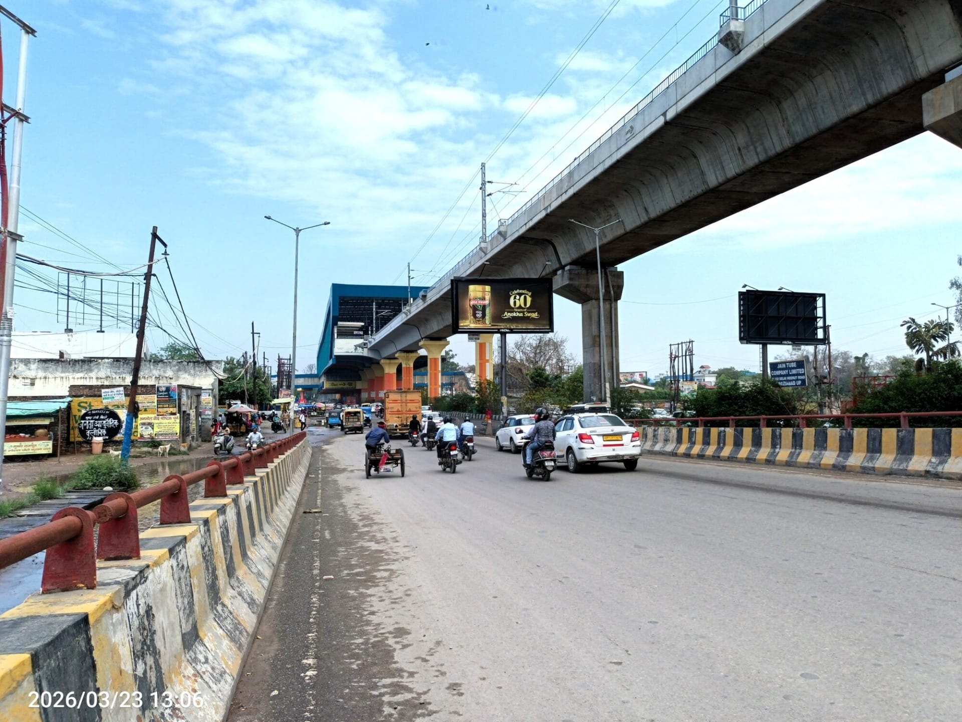 Unipole at Near Guldhar Metro Station, Meerut Mor To Meerut, Ghaziabad photo 1