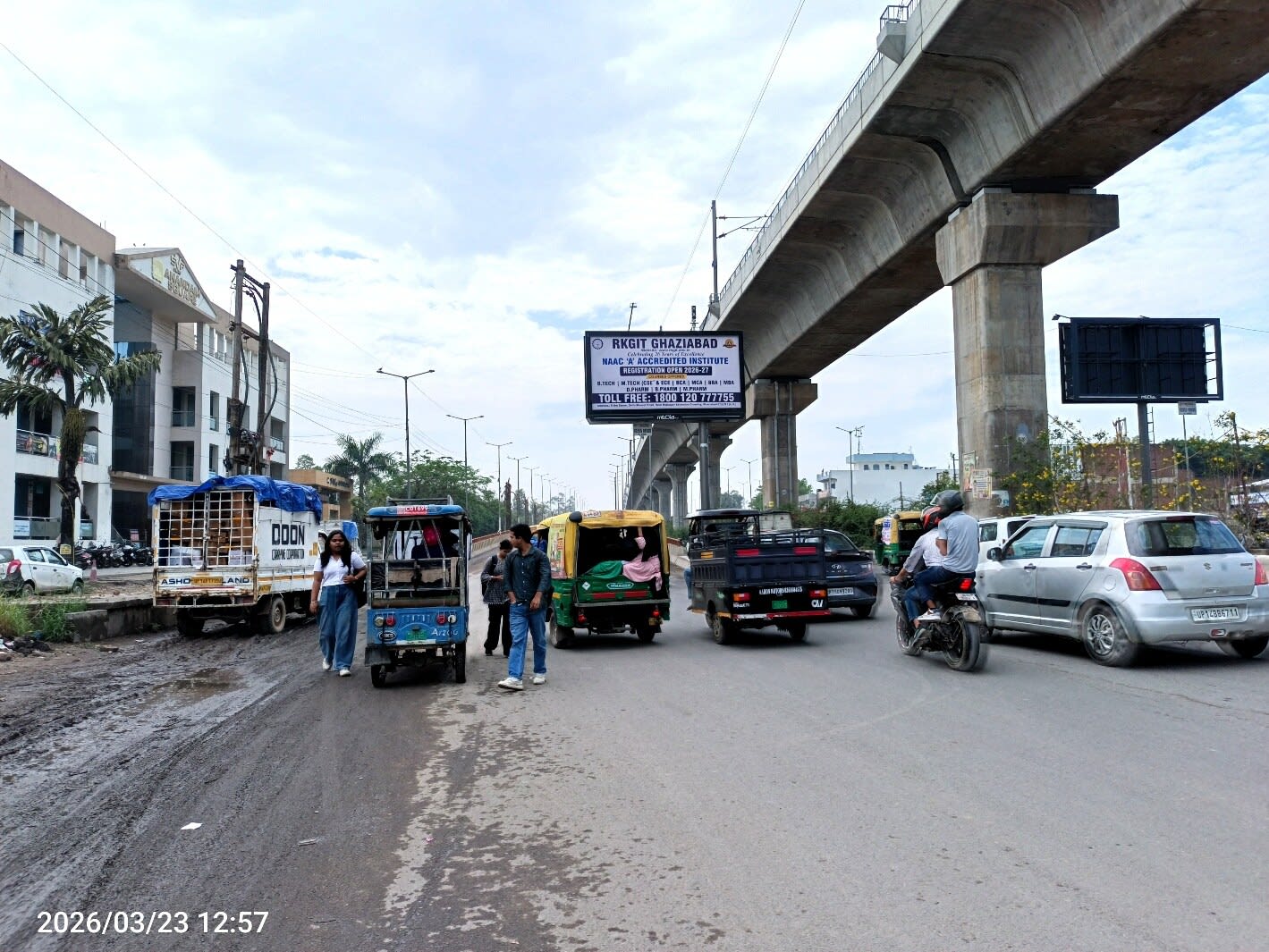 Unipole at Opp. Anandam Square, Meerut To Meerut Mor, Ghaziabad photo 1