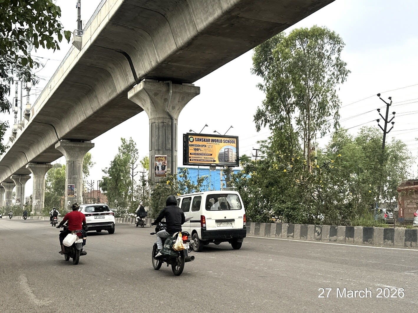 Unipole at Sanskar World School, Meerut To Meerut Mor, Ghaziabad photo 1