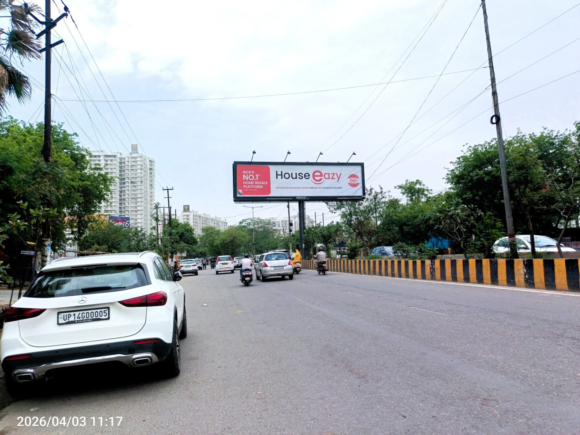 Unipole at Opp. KW Delhi 6 Mall, Meerut Road To Karhera, Ghaziabad photo 1