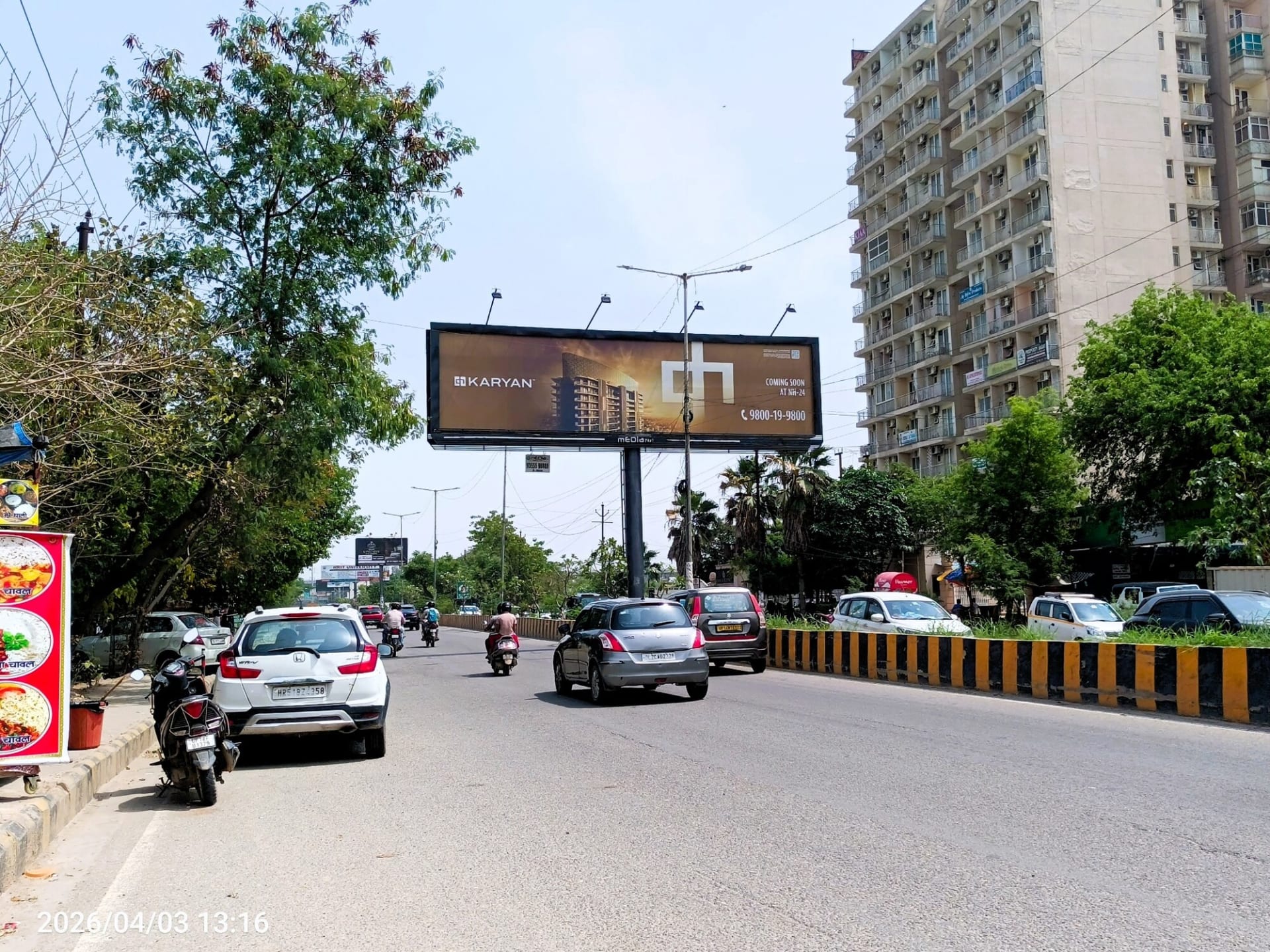 Unipole at Opp. KW Delhi 6 Mall, Karhera To Meerut Road, Ghaziabad photo 1