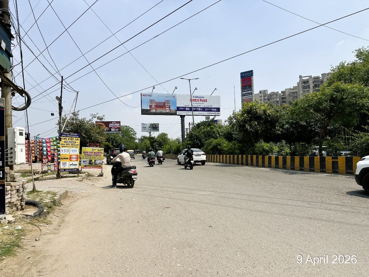 Unipole at Opp. KW Delhi 6 Mall, Karhera To Meerut Road, Ghaziabad - Position 2 photo 1