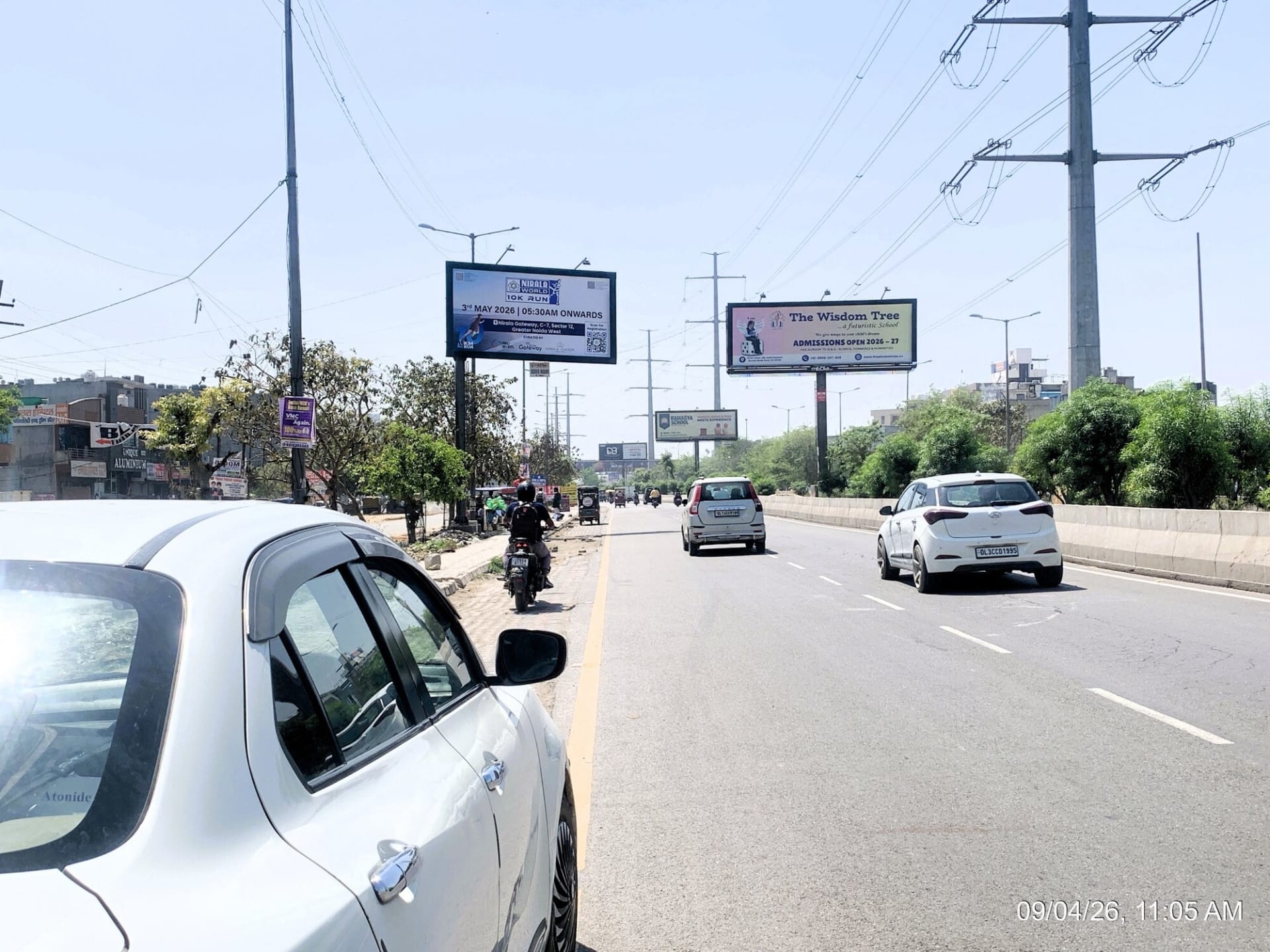 Unipole at Tigri Road Cluster 3rd, NH-09 To Gaur City, Ghaziabad photo 1