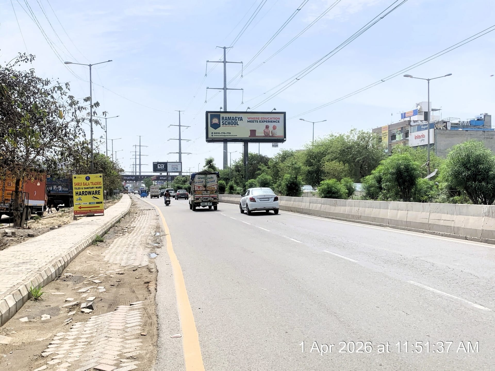 Unipole at Opp wooden street , Raghunathpuri, NH-09 To Gaur City, Ghaziabad photo 1