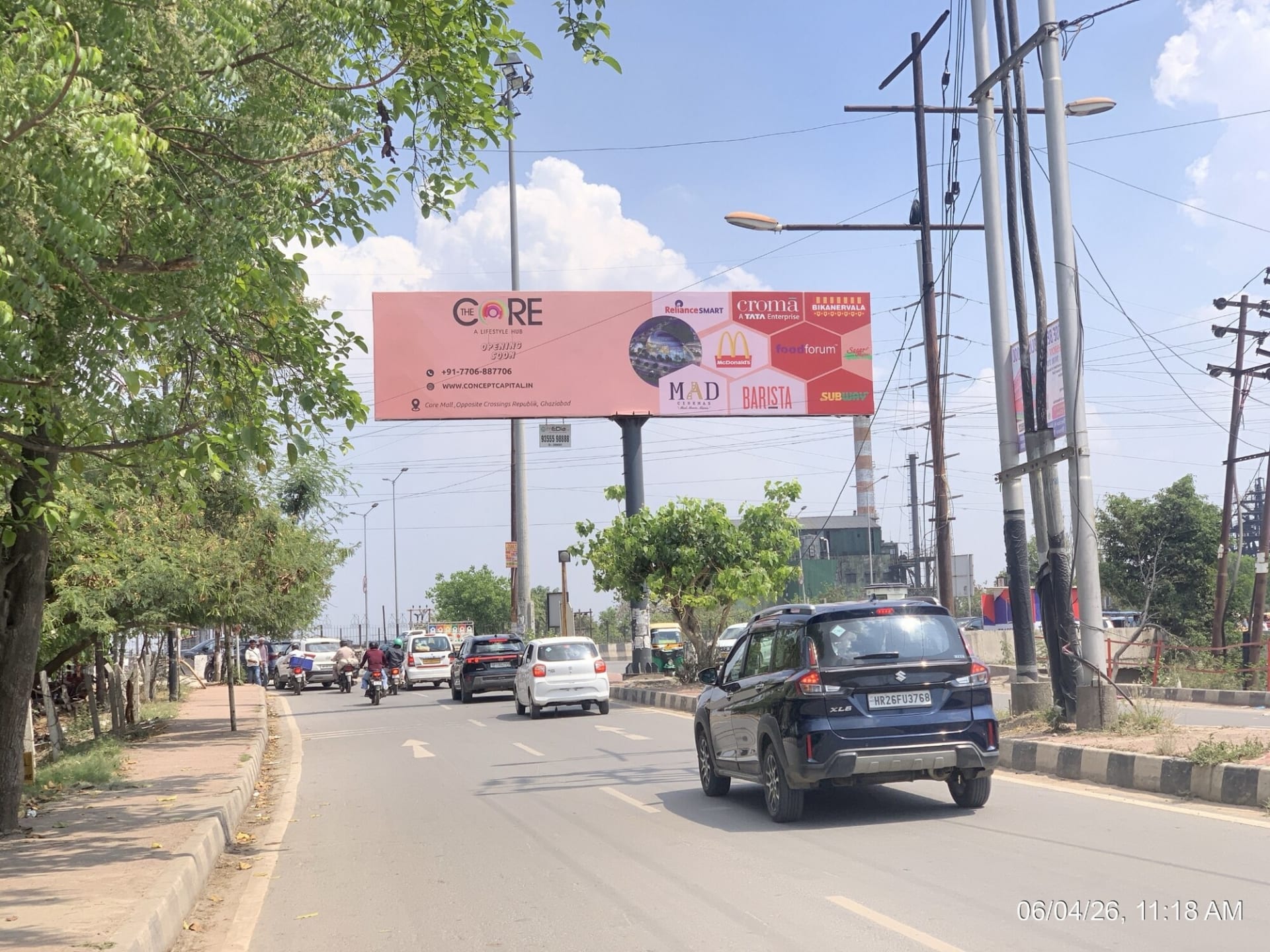 Unipole at Entry Crossing Republic Near ABES College, Crossing Republic To NH-09, Ghaziabad photo 1