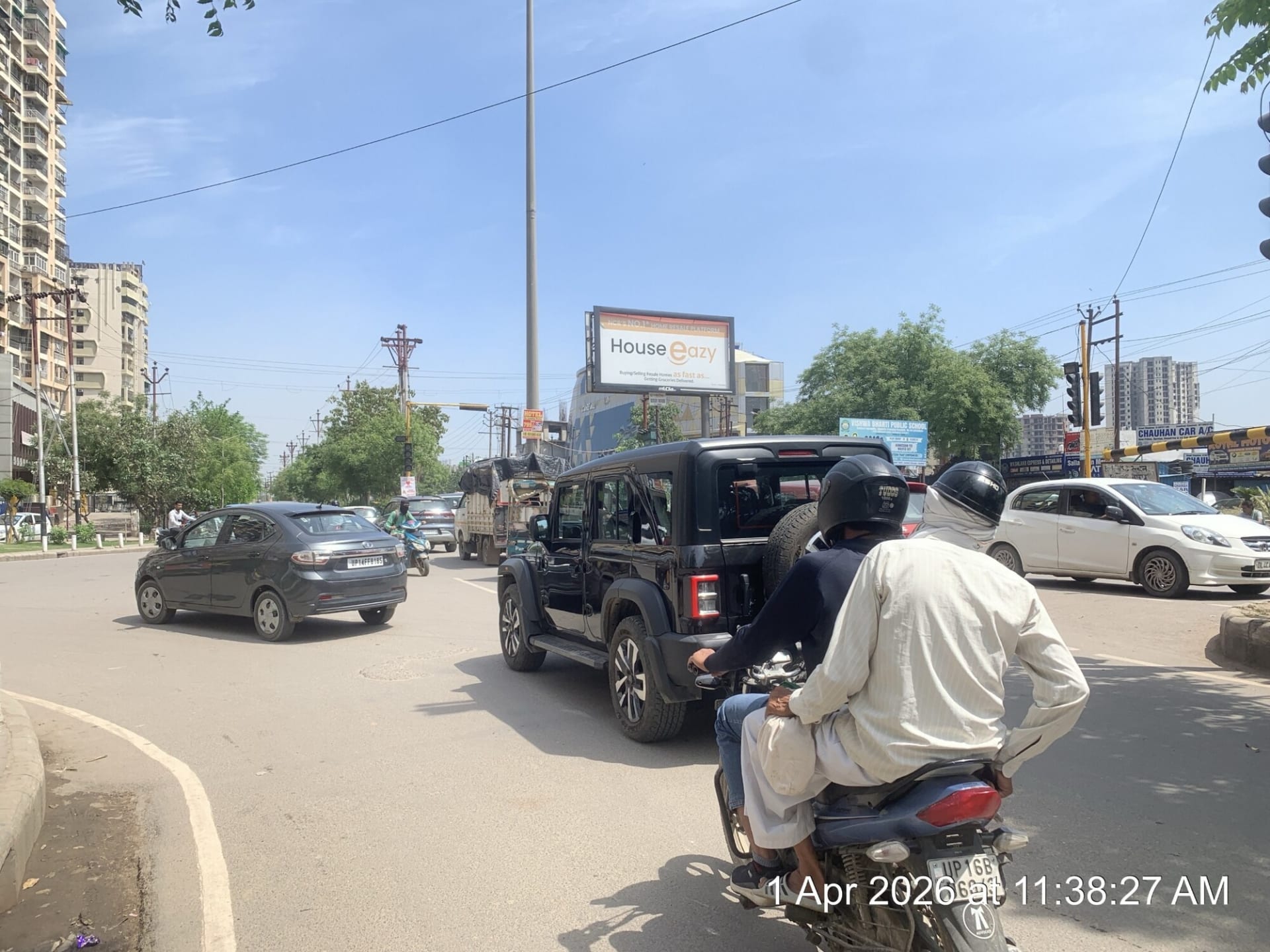 Unipole at Infront Of The Core Mall, Crossing Republic To NH-09, Ghaziabad photo 1