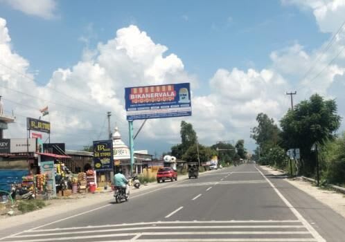 Unipole at Ganna Centre, Rampur Road, Haldwani, Haldwani photo 1
