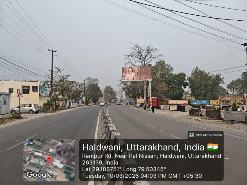 Unipole at Nisan Showroom, Rampur Road, Fcg - Rampur, Haldwani photo 1