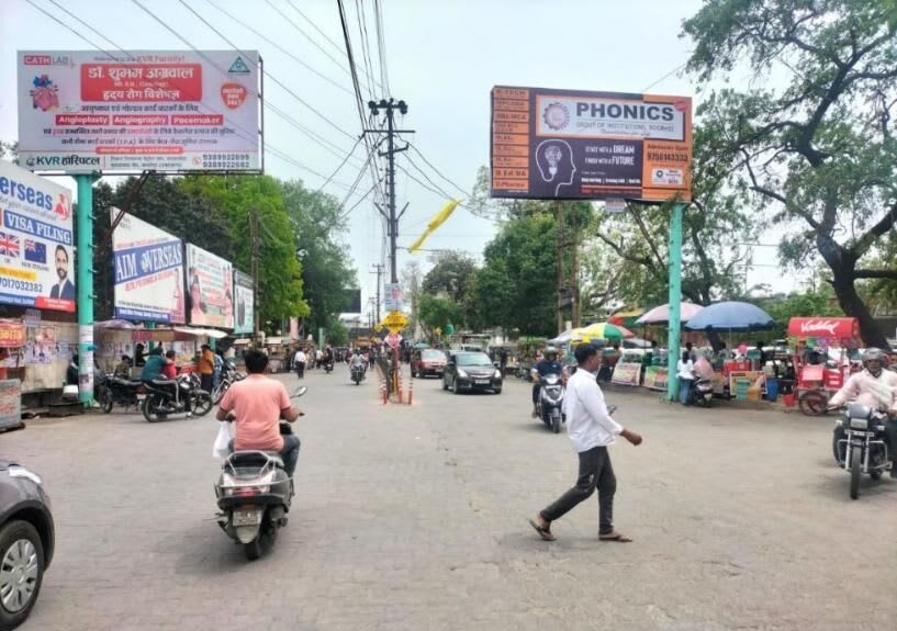 Unipole at Jail Road, fcg Ratan Cinema, Kashipur - Position 2 photo 1