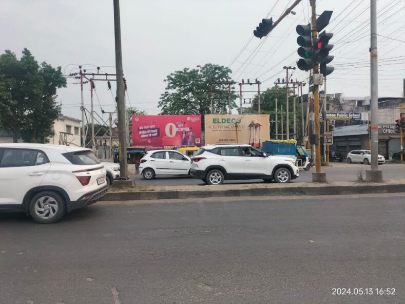Unipole at Gaba Chowk, Bijli Ghar, Rudrapur - Position 2 photo 1