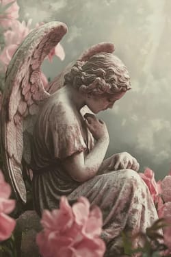 Angel Statue Card