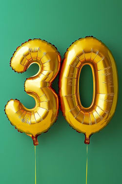 Balloons 30 Year 3