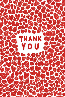 Thank You Heart Pattern