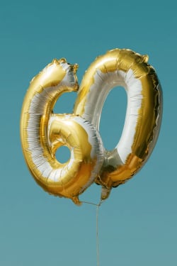60 Years Birthday card