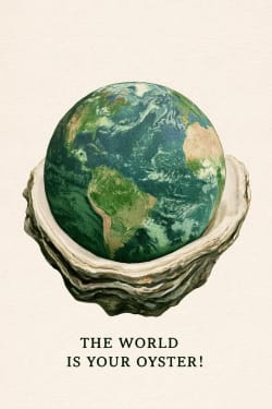 Graduation Card The World Is Your Oyster