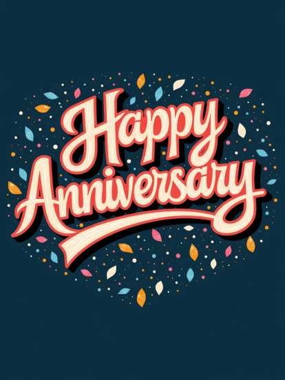 สุขสันต์วันครบรอบ Card Design